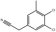 3,4-Dichloro-5-methylphenylacetonitrile 结构式