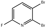 2,3-Dibromo-6-fluoropyridine 结构式