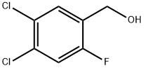 4,5-二氯-2-氟苯甲醇 结构式