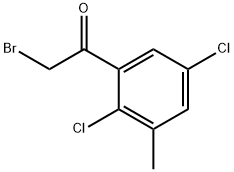 2',5'-Dichloro-3'-methylphenacyl bromide 结构式