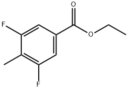 3,5-二氟-4-甲基苯甲酸乙酯 结构式