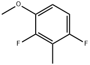 2,6-二氟-3-甲氧甲苯 结构式