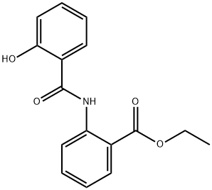 ethyl N-salicyloylanthranilate 结构式