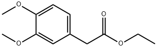 2-(3,4-二甲氧基苯基)乙酸乙酯 结构式