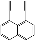 1,8-diethynylnaphthalene 结构式
