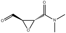 Oxiranecarboxamide, 3-formyl-N,N-dimethyl-, (2R-trans)- (9CI) 结构式