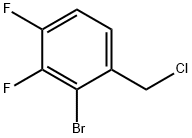 2-溴-1-(氯甲基)-3,4-二氟苯 结构式