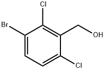 (3-溴-2,6-二氯苯基)甲醇 结构式