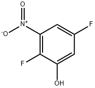 2,5-二氟-3-硝基苯酚 结构式