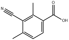 3-氰基-2,4-二甲基苯甲酸 结构式