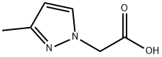 (3-甲基吡唑-1-基)-乙酸 结构式
