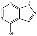 1H-Pyrazolo[3,4-d]pyrimidin-4-ol (9CI) 结构式