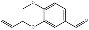 3-烯丙氧基-4-甲氧基苯甲醛 结构式