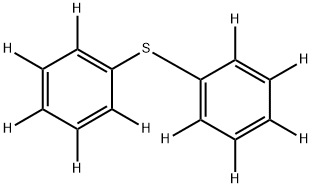 二苯硫醚-D10 结构式