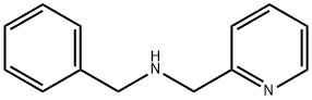 苄基吡啶-2-基甲胺 结构式