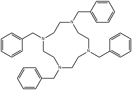 1,4,7,10-四苄基-1,4,7,10-四氮杂环十二烷 结构式