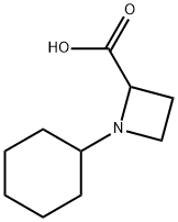 1-环己基氮杂丁烷-2-羧酸 结构式