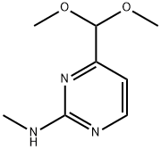 2-甲基氨基嘧啶-4-二甲基缩醛 结构式