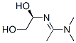 Ethanimidamide, N-(1,2-dihydroxyethyl)-N,N-dimethyl-, [R-(E)]- (9CI) 结构式