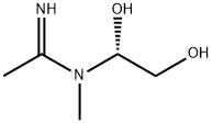 Ethanimidamide, N-(1,2-dihydroxyethyl)-N-methyl-, (R)- (9CI) 结构式