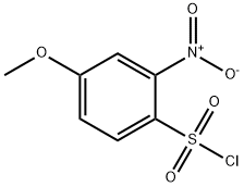 4-甲氧基-2-硝基苯磺酰氯 结构式