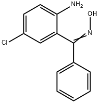 2-氨基-5-氯二苯酮肟 结构式