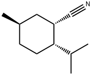 5-甲基-2-(1-甲基乙基)-环己基氰化物 结构式