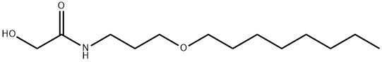 2-HYDROXY-N-((3-OCTYLOXY)PROPYL)ACETAMIDE 结构式