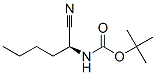 Carbamic acid, (1-cyanopentyl)-, 1,1-dimethylethyl ester, (S)- (9CI) 结构式