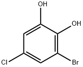 3-溴-5-氯苯-1,2-二醇 结构式