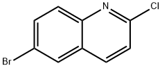 6-溴-2-氯喹啉 结构式