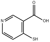 4-疏基吡啶-3-羧酸 结构式