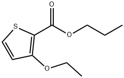 2-Thiophenecarboxylicacid,3-ethoxy-,propylester(9CI) 结构式