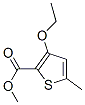 2-Thiophenecarboxylicacid,3-ethoxy-5-methyl-,methylester(9CI) 结构式