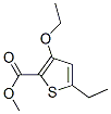 2-Thiophenecarboxylicacid,3-ethoxy-5-ethyl-,methylester(9CI) 结构式