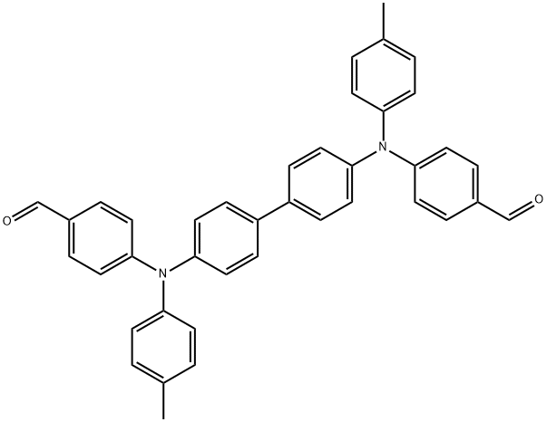 N,N'-Di-p-tolyl-N,N'-di(4-formylphenyl)benzidin 结构式