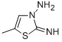 2-IMINO-5-METHYLTHIAZOL-3(2H)-AMINE 结构式