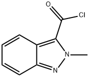 2-METHYL-2H-INDAZOLE-3-CARBONYL CHLORIDE 结构式