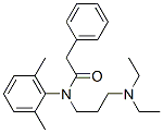 N-[3-(Diethylamino)propyl]-2',6'-dimethyl-2-phenylacetanilide 结构式