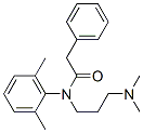 N-[3-(Dimethylamino)propyl]-2',6'-dimethyl-2-phenylacetanilide 结构式