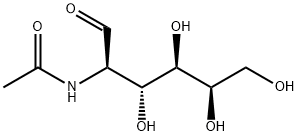 N-乙酰-D-半乳糖胺 结构式