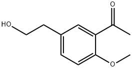 1-[5-(2-Hydroxyethyl)-2-Methoxyphenyl]ethanone 结构式