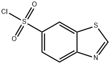1,3-苯并噻唑-6-磺酰氯 结构式