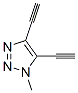 1H-1,2,3-Triazole, 4,5-diethynyl-1-methyl- (9CI) 结构式