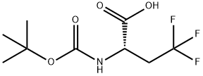 (S)-Boc-2-amino-4,4,4-trifluoro-butyric acid 结构式