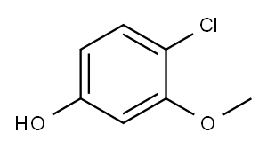 4-氯-3-甲氧基苯酚 结构式