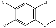 2,4-DICHLORO-5-METHOXYPHENOL 结构式