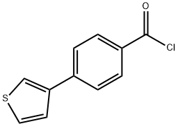 4-THIEN-3-YLBENZOYL CHLORIDE 结构式