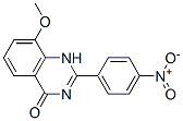 4(1H)-Quinazolinone,  8-methoxy-2-(4-nitrophenyl)-  (9CI) 结构式