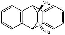 (11R,12R)-9,10-二氢-9,10-乙撑蒽-11,12-二胺 结构式